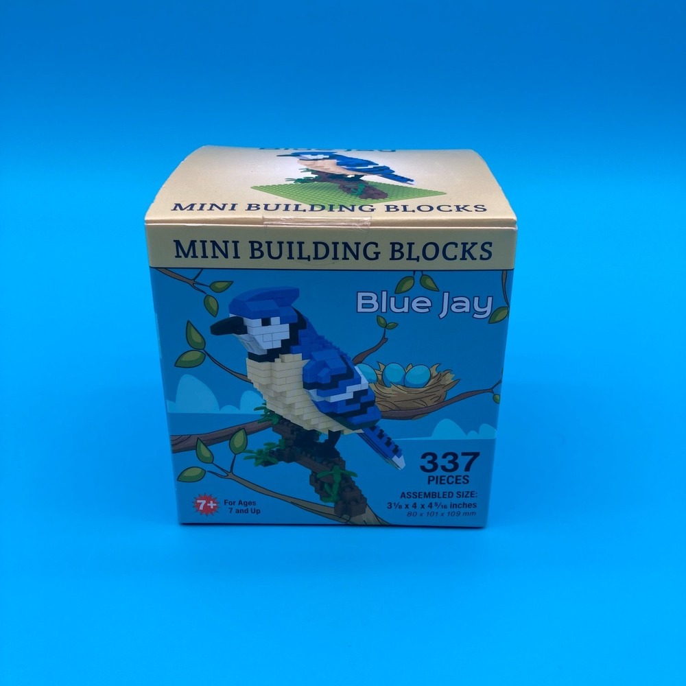 Blue Jay Mini Building Blocks Set 337 Pcs New Sealed Impact Photographics Bird